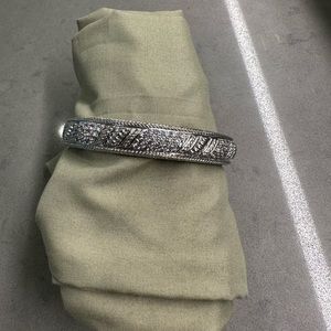 JUDITH RIPKA 925 DIAMONIQUE
HINGED CUFF BRACELET